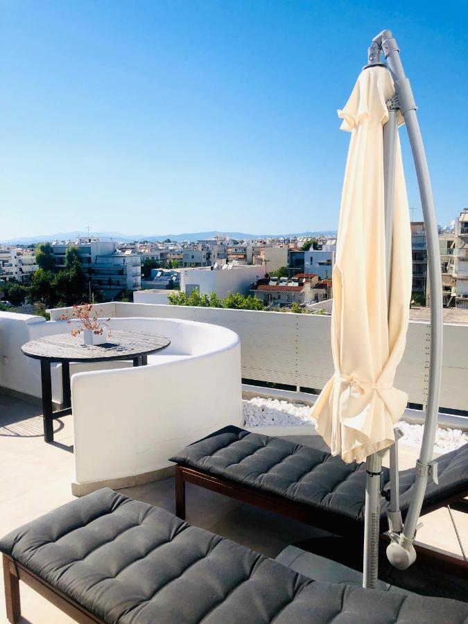 Amazing Suite At Glyfada With Sea View & Jacuzzi เอเธนส์ ภายนอก รูปภาพ